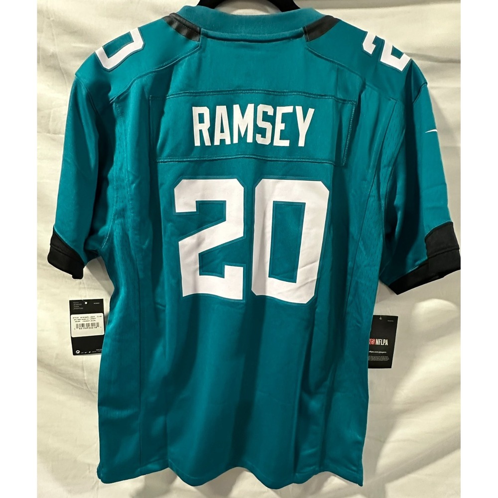 Teal Nike NFL On Field Jacksonville Jaguars Jersey Youth XL (18/20) #20 RAMSEY